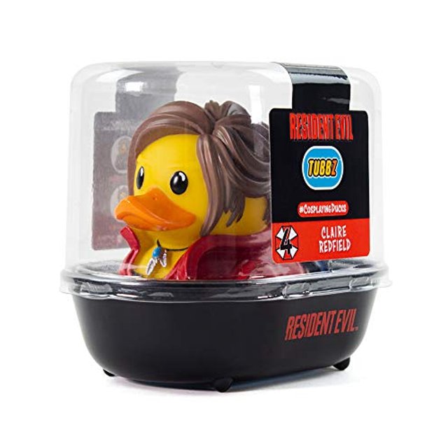 Figura coleccionable de pato de goma de colección de Resident Evil Claire Redfield de TUBBZ — Mercancía oficial de Resident Evil — Regalo exclusivo de vinilo