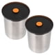 thumbnail image 3 of 2 botes de café de acero inoxidable con tapa hermética de 1200 ml para almacenar café fresco en casa o en la oficina Mantiene el café fresco por más tiempo, 3 of 7