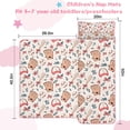 thumbnail image 5 of Pink and Blue Baseball Items Pattern Toddler Nap Mats for Kids Preschool,Sleeping Mat Bag or Kids,Toddler Sleeping Bag,Toddler Nap Mat or Daycare, 5 of 6