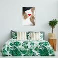 thumbnail image 2 of Wynwood Studio Canvas Gentle Shades II Fashion and Glam Lips Wall Art Canvas Print Brown Light Brown 24x36, 2 of 3