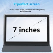 7 inch Android Tablet, 8GB RAM (4+4 Extended), 32GB ROM, Expandable to 1TB, Dual Camera, IPS 1024x600 Display, 5G+WiFi 6, android tablet with Case cheap tablets on sale