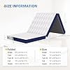 thumbnail image 3 of Avenco Tri-fold Memory Foam Mattress Single, 4 Inch Trifold Mattress with Removable Cover, Multi-Purpose Portable Mattress for Camping, 3 of 7