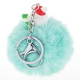 thumbnail image 4 of Llavero Creativo Perfecl Colgante de Pelota de Peluche de Papá Noel Decoración Navideña Verde, 4 of 8