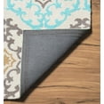 thumbnail image 4 of Linon Geo Marli Hand Tufted Microfiber Polyester 8'x10' Rug in Gray, 4 of 5