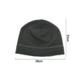 thumbnail image 5 of Toudaret  Warm Beanie for Men Women Cuffed Thick Fleece Winter Hat Elastic Skull Cap for Winter Outdoor Running Riding Skiing, 5 of 8