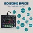 thumbnail image 5 of Podcast Equipment Bundle, V8s Audio Interface With All In One Live Sound Card And BM800 Condenser Microphone, Podcast Microphone, Perfect For Recordin, 5 of 5