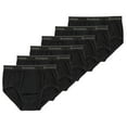 thumbnail image 4 of Stanfield’s Men’s Briefs, 6-pack (Black, Medium), 4 of 4