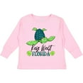 thumbnail image 3 of Inktastic Key West, Florida Happy Sea Turtle Boys or Girls Long Sleeve Toddler T-Shirt, 3 of 5