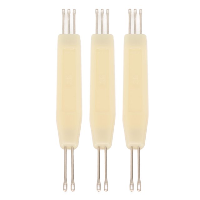 Transfer Tool Needle,3pcs Transfer Needle Plastic Pusher Crochet Needle Needle Pusher Best in its Class