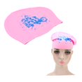 thumbnail image 4 of Swimming , Low Resistance And High Speed Comfortable Waterproof Bathing  Non-slip Design Pink  For Children/adults With Short And Long Hair, 4 of 8