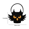 thumbnail image 2 of CRCMURE Food Storage Halloween Candy Bag Trick Or Pumpkin Bag Holiday Bucket 6 Clock To Choose From, 2 of 3