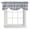 Brown, gray, blue, variant on Tie Up Valances for Windows, Blue Brown Striped Adjustable Valance Curtains Window Treatment for Living Room, Farmhouse Stripes Modern Abstract Art Rod Pocket Kitchen Curtains & Drapes 42x12 Inch