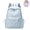 Blue, variant on Lightweight Star Print Casual Backpack, Soft Nylon Multi Pocket Daypack with Star Zipper Pulls, Cute Aesthetic Star Pattern Rucksack for Daily Commute Travel Gym Outdoor Work