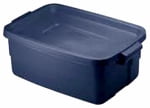 roughneck 10 gallon base and lid tote plastic box rubbermaid