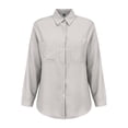 thumbnail image 6 of ManxiVoo Womens Spring Summer Long Sleeve Shirt Breathable Loose Fit Top for Casual and Office Wear L Size White, 6 of 9