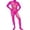 Hot Pink, variant on Lingerie for Women Men’s Leopard Print Fishnet Bodysuit with Long Sleeve for Adult Wear Sleek Mesh Piece Jumpsuit# Green One Size