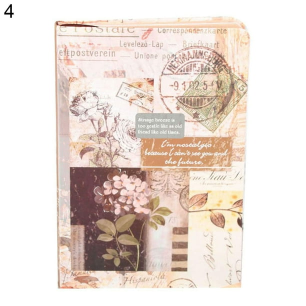 HEVIRGO Retro Style Notebook A5 Color Page Journal Diary Book Home