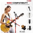 thumbnail image 5 of 5 Core Mic Stand Floor Height Adjustable Tripod Microphone Stands w Extending Telescoping Boom Arm, 5 of 10
