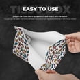thumbnail image 5 of Lsque Cute Butterfly Printed Long Tissue Box Cover Holder, Facial Paper Organizer Dispenser,Triangle with Bottom Belt, PVC Leather Decorative Organizer, 5 of 9