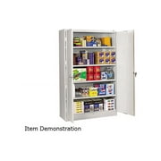 TENNSCO Assembled Jumbo Steel Storage Cabinet 48w x 18d x 78h Light Gray