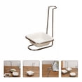 thumbnail image 3 of Spoon Rest Holder Ladle Ceramic Stand Rack Vertical Metal Spatula Soup Storage Ceramics Double White, 3 of 6