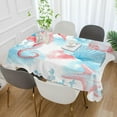 thumbnail image 5 of GZHJMY Cute Seahorse Rectangle Tablecloth, Waterproof Stain Wrinkle Resistant Washable Polyester Table Cover for Picnic Dinner Holiday Kitchen Party Decor, 60 x 90 in Home Decor, 5 of 7