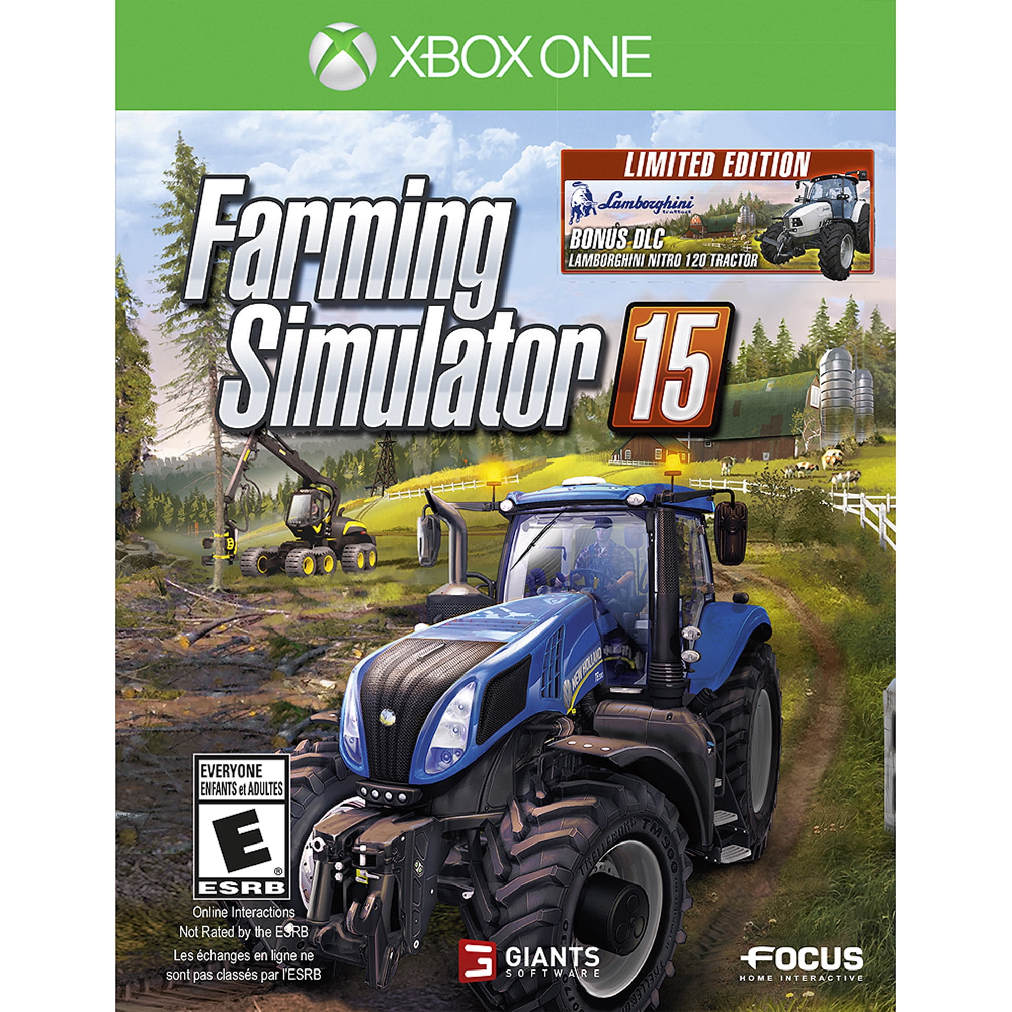 Veel leiderschap comfortabel Farming Simulator 15 with Walmart Exclusive Lamborghini Tractor (Xbox One)  - Walmart.com