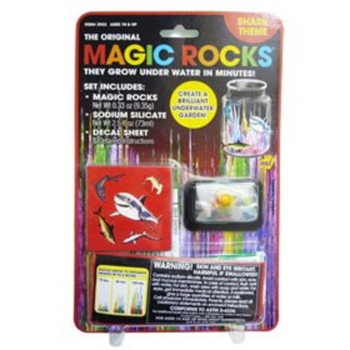The Original Magic Rocks Crystal Growing Kit Shark NEW FREE