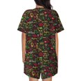 thumbnail image 3 of Picia Doodle Barbeque 1 Pajamas Sets for Women Soft Short-Sleeved Pjs with Lounge Shorts Two Piece Sleepwear-4X-Large, 3 of 9