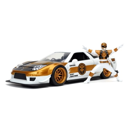 2002 Honda NSX Type-R Japan Spec with Power Rangers Ranger figure Power Rangers – Jada Toys 32795 – 1/24 scale Diecast Model Toy Car