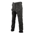 thumbnail image 3 of Huowey Men Cargo Pants Thick Lined Winter Warm Hiking Trousers Multi Pockets Slim Fit Snowboard Camping Travel Casual Work Ski Snow Pant ,Gray,XXL, 3 of 5