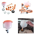 thumbnail image 2 of ZPAQI Resistant System Spill Frees Radiator Coolant Filling Funnel set, 2 of 8