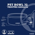 thumbnail image 2 of Plato para Mascota Kelvin Negro de Acero Inoxidable 946 ml, 2 of 5
