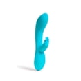 thumbnail image 1 of Platanomelón - Vibrador Conejito Efecto Calor con 3 Intensidades y 7 Patrones, Sumergible y Recargable - Lucas Azul, 1 of 1