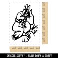 thumbnail image 2 of Calling Bird on Phone 12 Days of Christmas Rectangle Rubber Stamp Stamping Scrapbooking Crafting - Small 1.7in, 2 of 7
