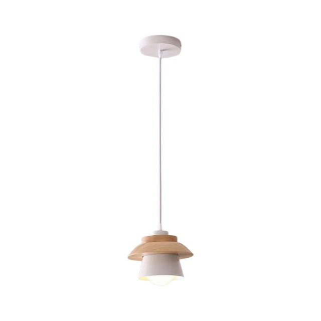 Btomtd Bedhead Pendant Light Bedroom Light Hallway Balcony Hanging Line Light Dining Room Light, White