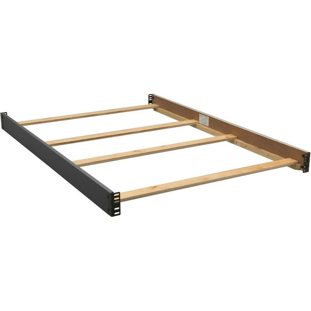 Delta Children Wooden FullSize Bed Rails 0050, Charcoal Grey Walmart