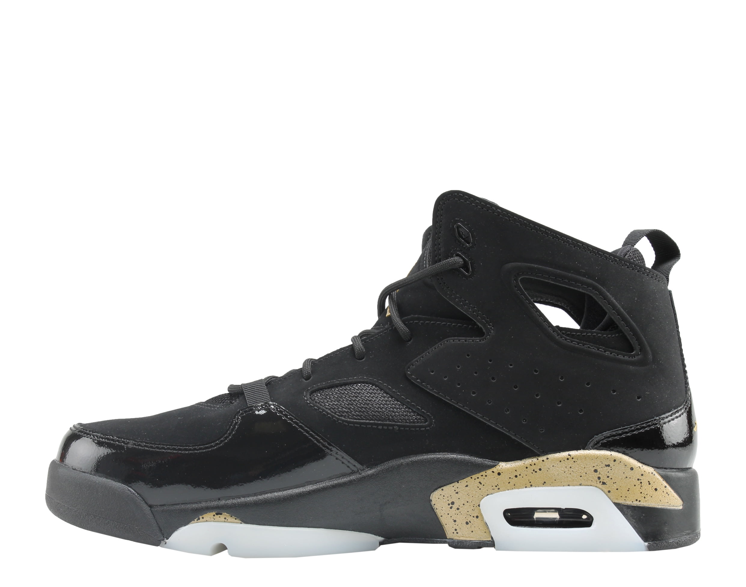 mens jordan flight club 91 black and gold