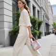 thumbnail image 6 of Gumesh Lightweight Tote Bag for Women,Knit Bucket Handbag for Daily Commuting - Small Item Storage, 9x6in, 6 of 8