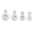 thumbnail image 6 of 10pcs Pearl Beads Charms Pendant for Earrings Jewelry Making Findings 8mm, 6 of 8
