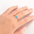 thumbnail image 5 of Bague en Forme de Cœur avec Pierre Blanche pour Amateurs de Bijoux à la Main à la Mode, 5 of 5