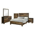 thumbnail image 2 of Sidney 5-piece Queen Panel Bedroom Set Rustic Pine, 2 of 8