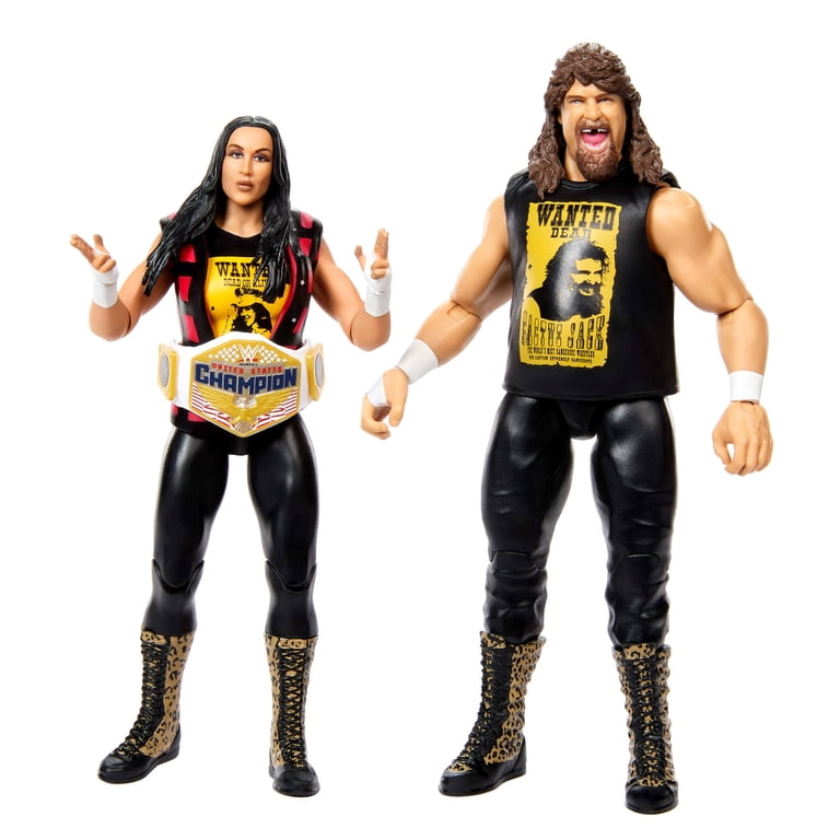 WWE フィギュアセット チェルシー・グリーン & カクタス・ジャック WWE Main Event Showdown Chelsea Green & Cactus Jack Action Figures