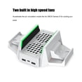 thumbnail image 3 of Support de Refroidissement pour Console de Jeu, 2 Ventilateurs Haute Vitesse Intégrés Interface de Transfert de Données USB 2.0 Radiateur de Console de Jeu à 4 Vitesses Réglables pour Accessoires Series S, 3 of 8