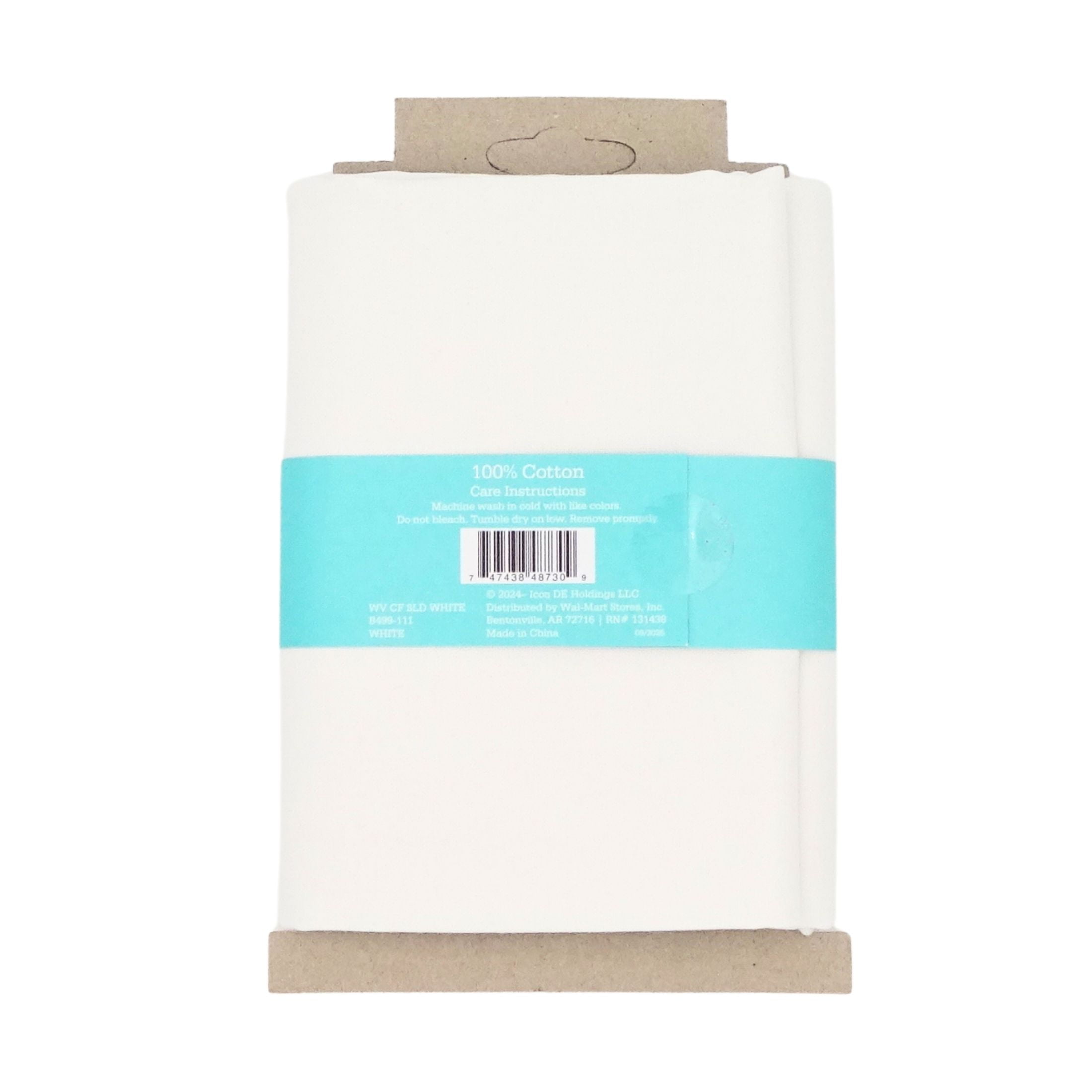(2 pack) Waverly Inspirations 1 Yard Cut 100% Cotton Solid Fabric, White, 44" Wide for Quilting & Sewing