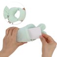 thumbnail image 4 of Unique Bargains 1 Pc ID Badge Holder Plush Keychain Card Holder Green, 4 of 5