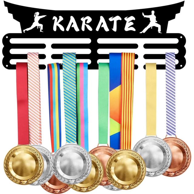 Perchero para colgar medallas, soporte para medallas de carreras deportivas, soporte de pared de hierro