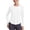 White, variant on Women's UPF 50 Sun Tops Long Sleeve UV Protection Shirt Lightweight Quick Dry Workout Hiking Tops White L