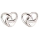 thumbnail image 1 of Aro Elegante Joyería Un Corazón Blanco Par / Juego Mujeres Pendientes Pendientes de plata, 1 of 5