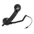 thumbnail image 2 of Handheld Cell Phone Receiver, Retro Phone Handset Radiation Proof Wired With Mic For Smartphones Pink,Black,White,Red, 2 of 8